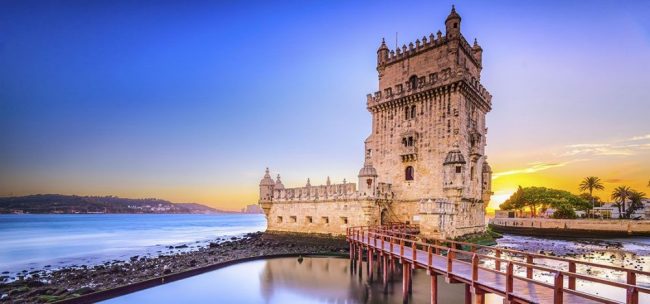Torre de Bel&eacute;m (UNESCO-Welterbe) in Lissabon
