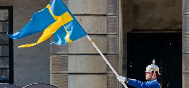 Soldat der k&ouml;niglichen Garde in Stockholm