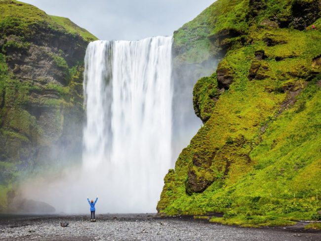 Wasserfall Skogafoss 