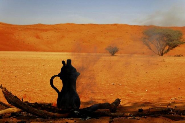 Kaffeepause in der W&uuml;ste