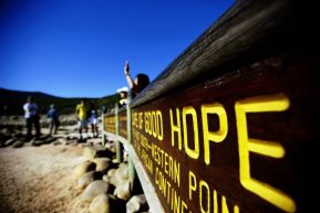 Blick vom Tafelberg auf Kapstadt