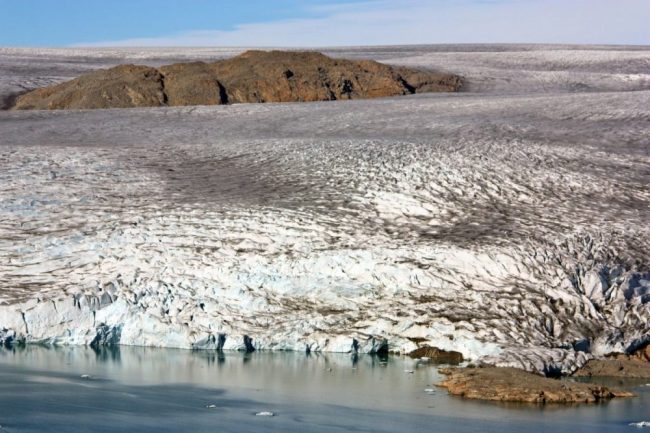 Inlandseis im Sonnenschein