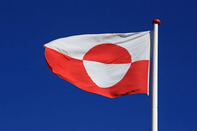 Gr&ouml;nl&auml;ndische Flagge