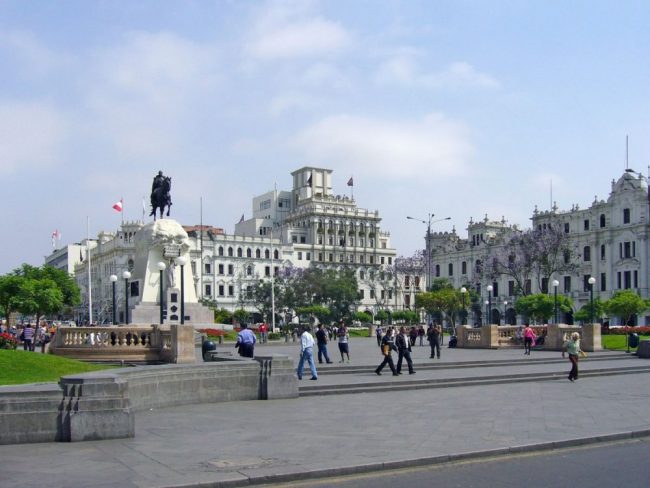 Plaza in Lima