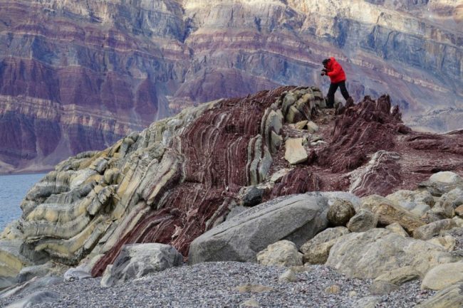 Sandsteinformationen in Gr&ouml;nland