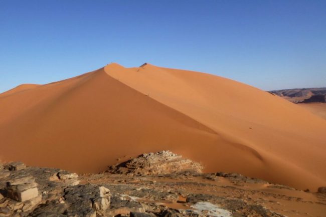 pr&auml;historischen Gravur inmitten der Sahara