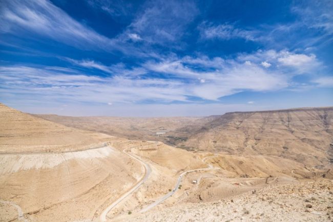 Blick in den Wadi Mudschib