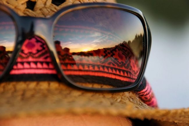 Sonnenuntergang im Detail