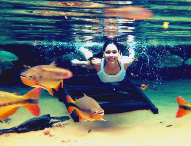 im Rio Salobra in Nobres