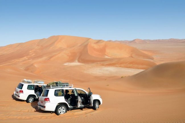 in einem der zahlreichen Wadis