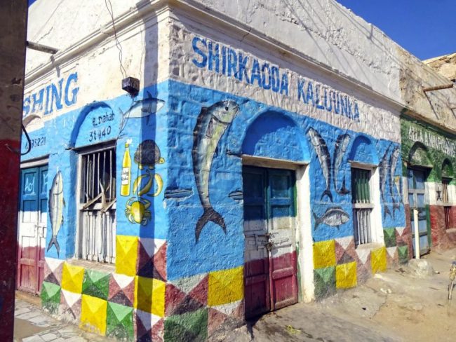 Fischladen im Zentrum von Berbera