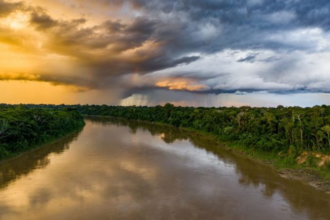 Abendstimmung &uuml;ber Cusco, dem Nabel der Welt