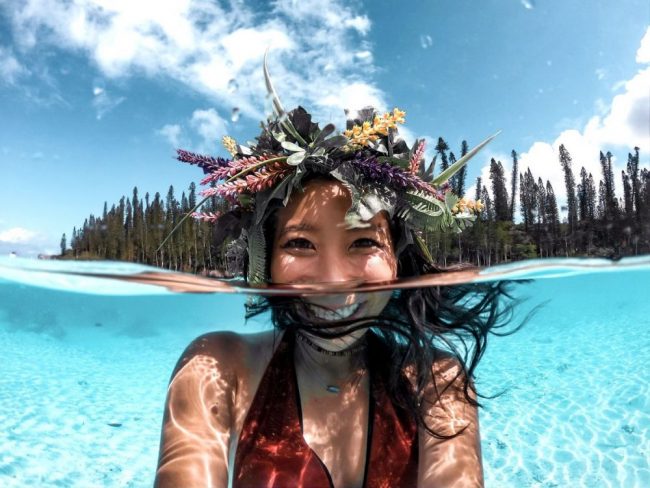 H&ouml;hle auf der Ile de Pins