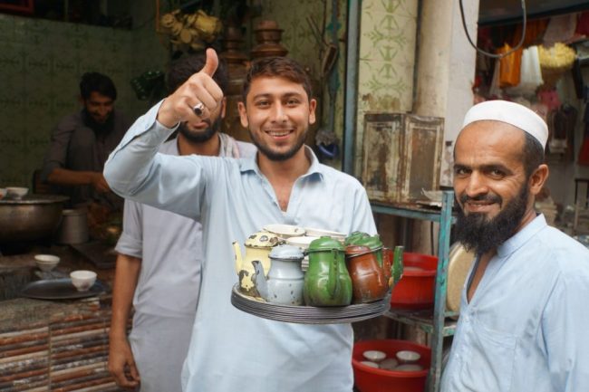Chai-Wallah, Tee-Verk&auml;ufer in Peshawar