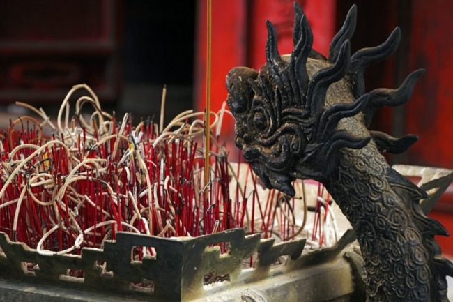 Im Literaturtempel von Hanoi