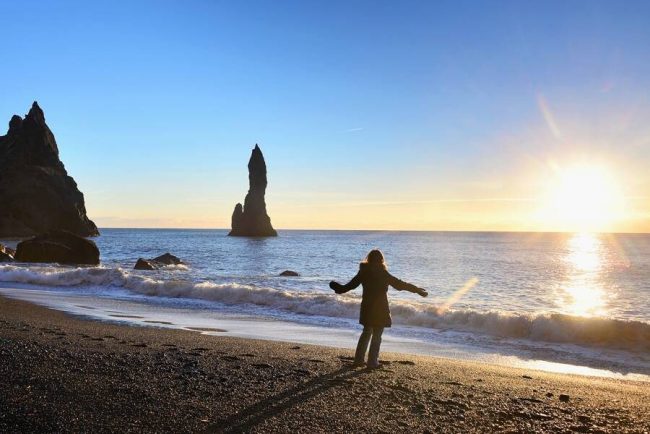 Dick einmummeln und ab zum Strand