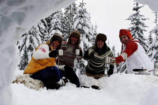 Lagerfeuer und frisch gebr&uuml;hter Kaffee - typisch Finnland!