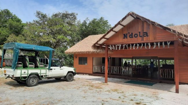 Eingangsbereich des Ndola Camps