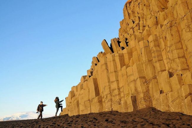 Zeit f&uuml;r ein Selfie auf Island