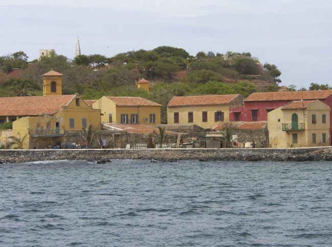 Blick auf die Insel Gor&eacute;e (Senegal)