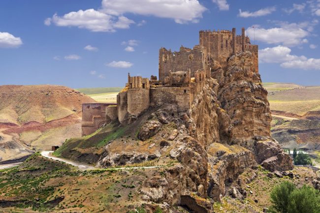 Eindrucksvoll gelegen: Die Burg Hosap