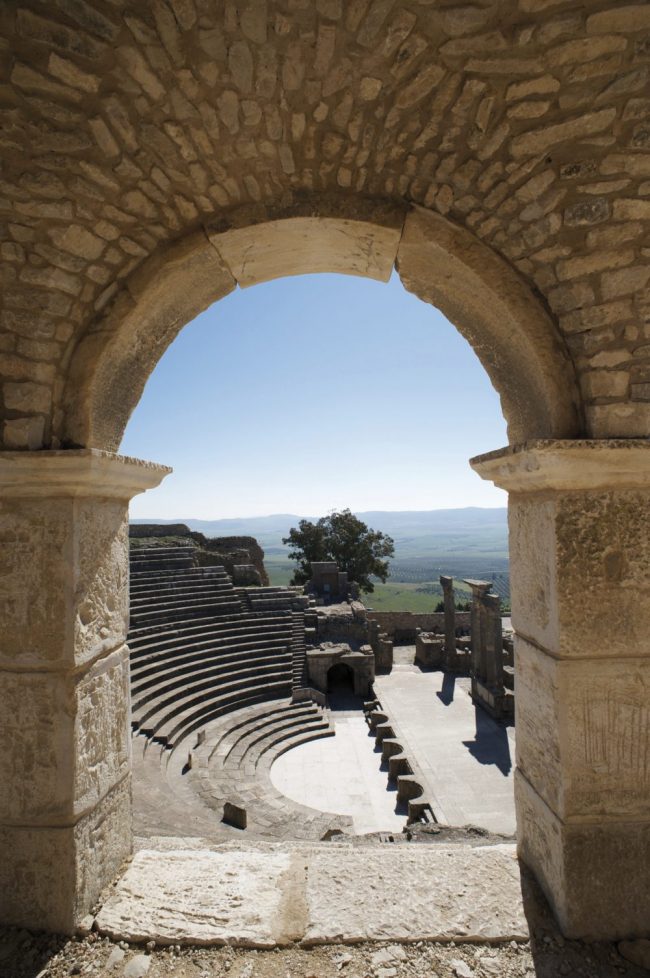 Das r&ouml;mische Theater von Dougga