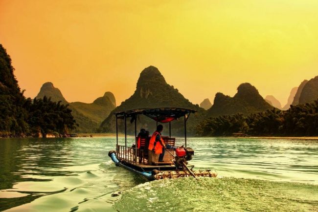 Reisterrassen bei Longsheng in China