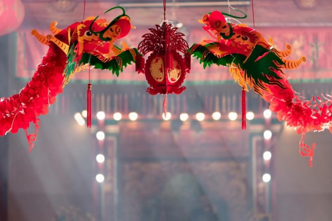 Silvester in China, Drache
