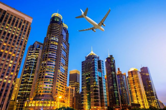 Shanghai mit Flugzeug