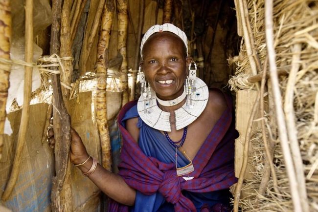 Kulturelle Begegnung im Maasai-Dorf