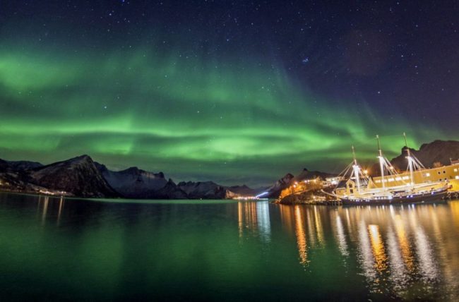 Rembrandt van Rijn im Nordlichterschein