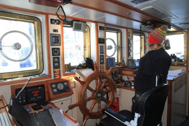 Kapit&auml;n Sven auf der Br&uuml;cke der Rembrandt van Rijn