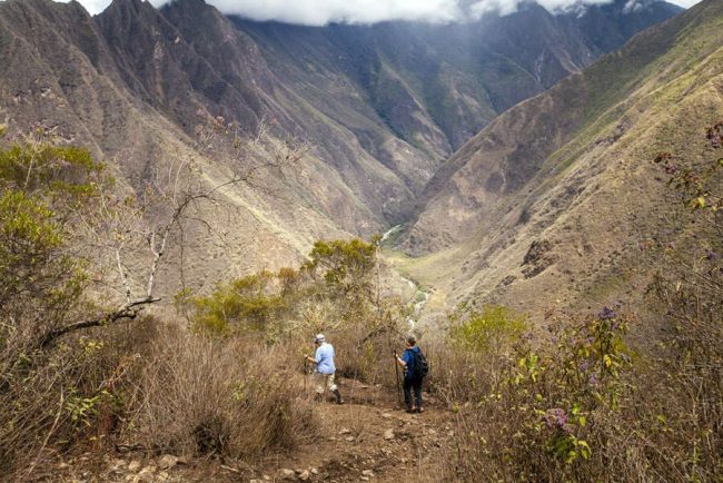 Wanderung im Gebirge