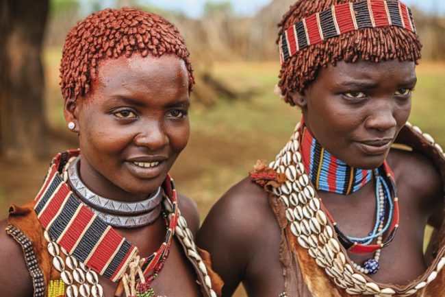 Begegnung im Omo-Tal