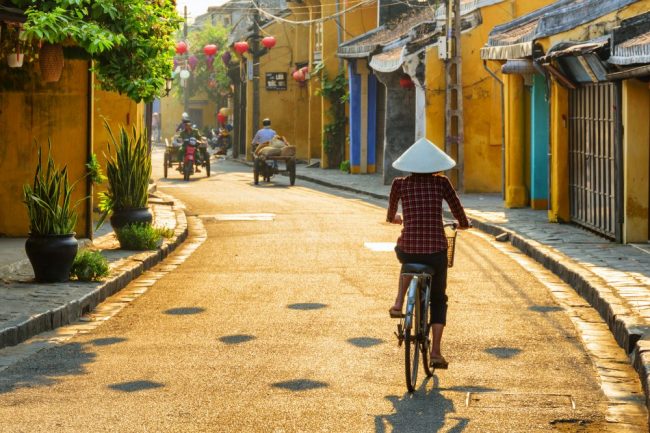 Stra&szlig;enszene in Hoi An