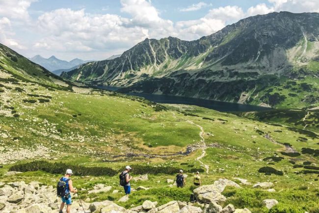 Bergwanderung mit Seeblick