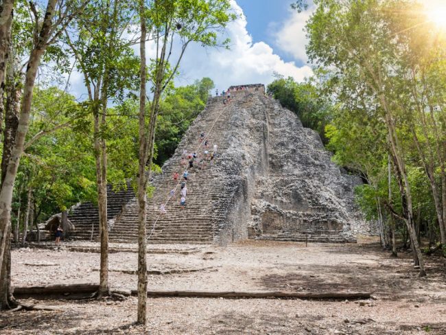 Halbinsel Yucat&aacute;n, Coba, Nohoch Mul Pyramide