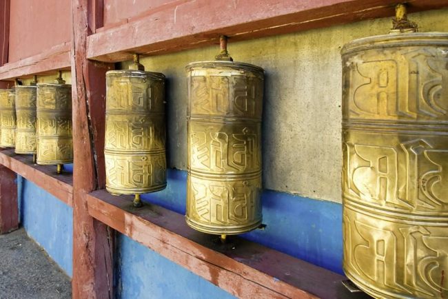 Goldene Gebetsm&uuml;hlen