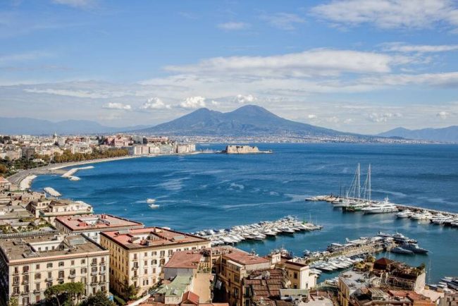 Blick auf den Golf von Neapel