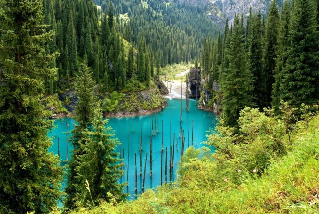 Kasachstan, Kaindy See