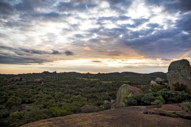 Sundowner im Matobo Hills NP