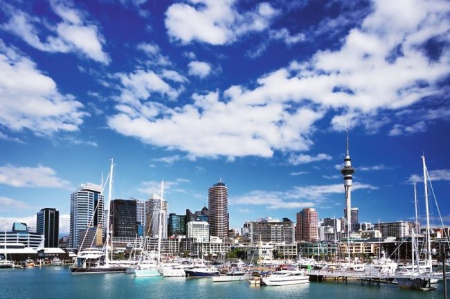 Stadtpanorama von Auckland