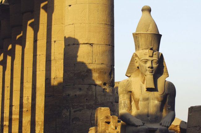 Die S&auml;ulen der Tempelanlage Karnak