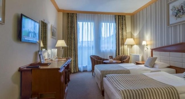 Zimmerbeispiel, Ensana Butterfly Health Spa Hotel