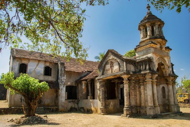 Altes Steingeb&auml;ude, Sri Lanka