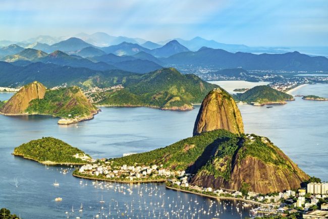 Blick auf den Zuckerhut in Rio de Janeiro, Brasilien