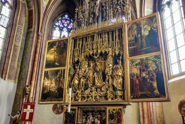 Pacher-Altar in der Wallfahrtskirche St. Wolfgang
