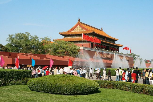 Am Kaiserpalast in Peking