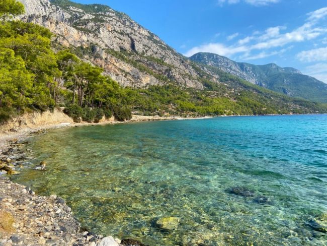 Felsen und Meer bei Akyaka