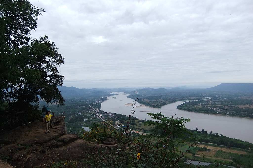 spektakulärer Blick über den Mekong